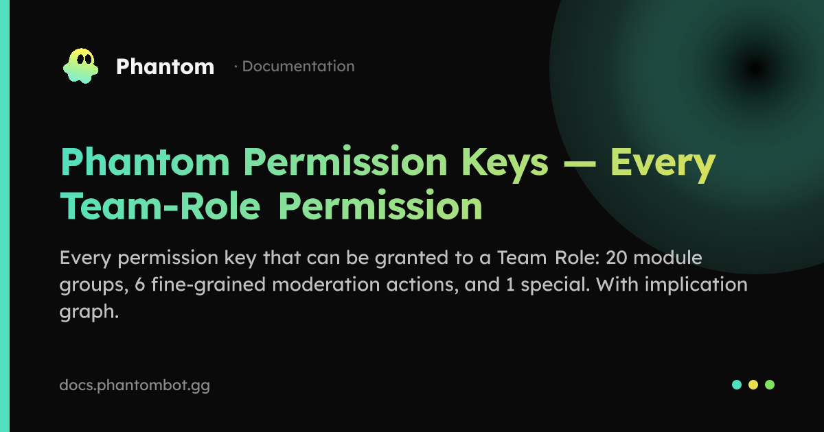 Phantom Permission Keys Reference — All Team-Role Permissions | Phantom ...